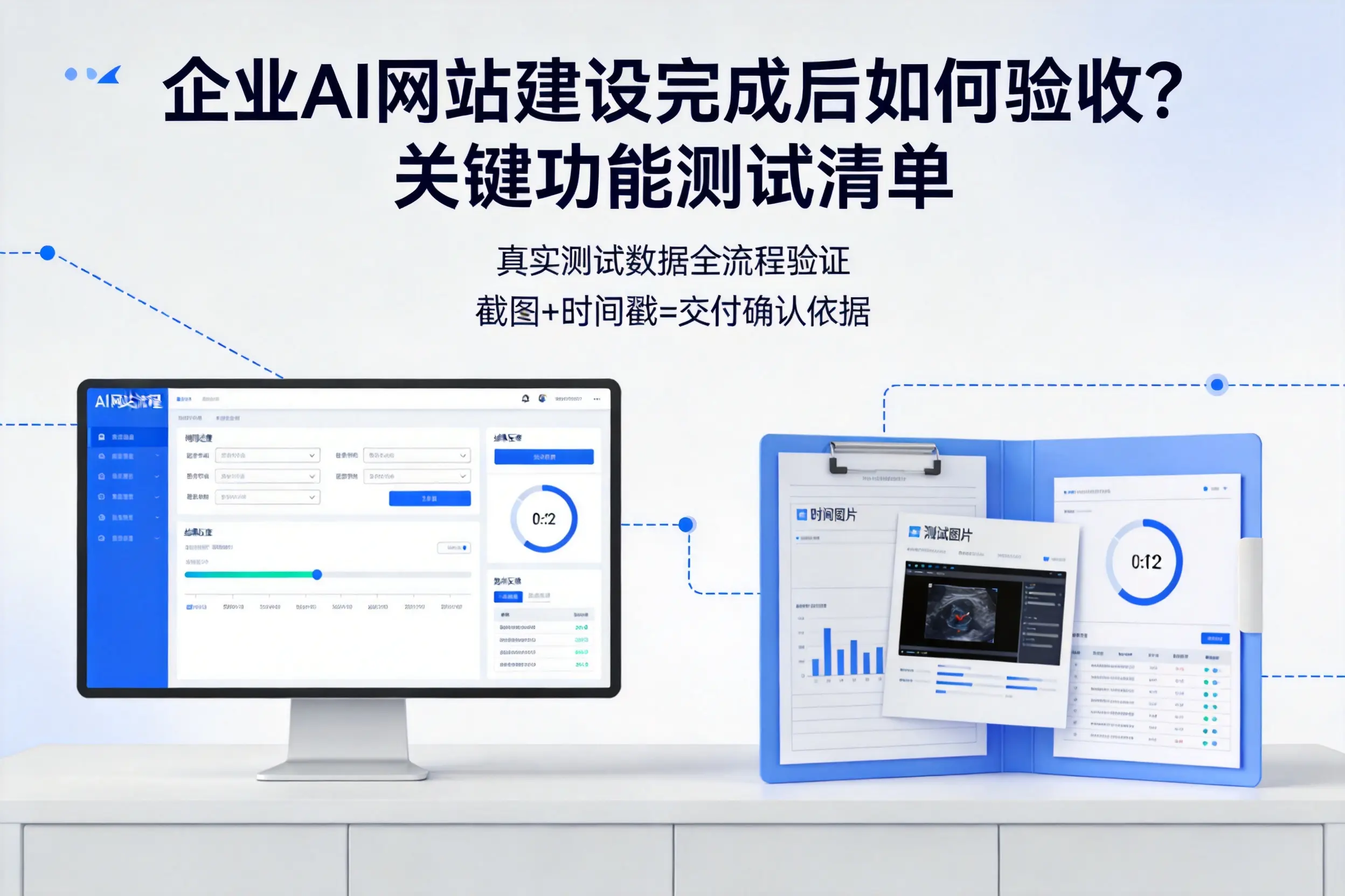 陇南企业AI网站建设完成后如何验收?关键功能测试清单