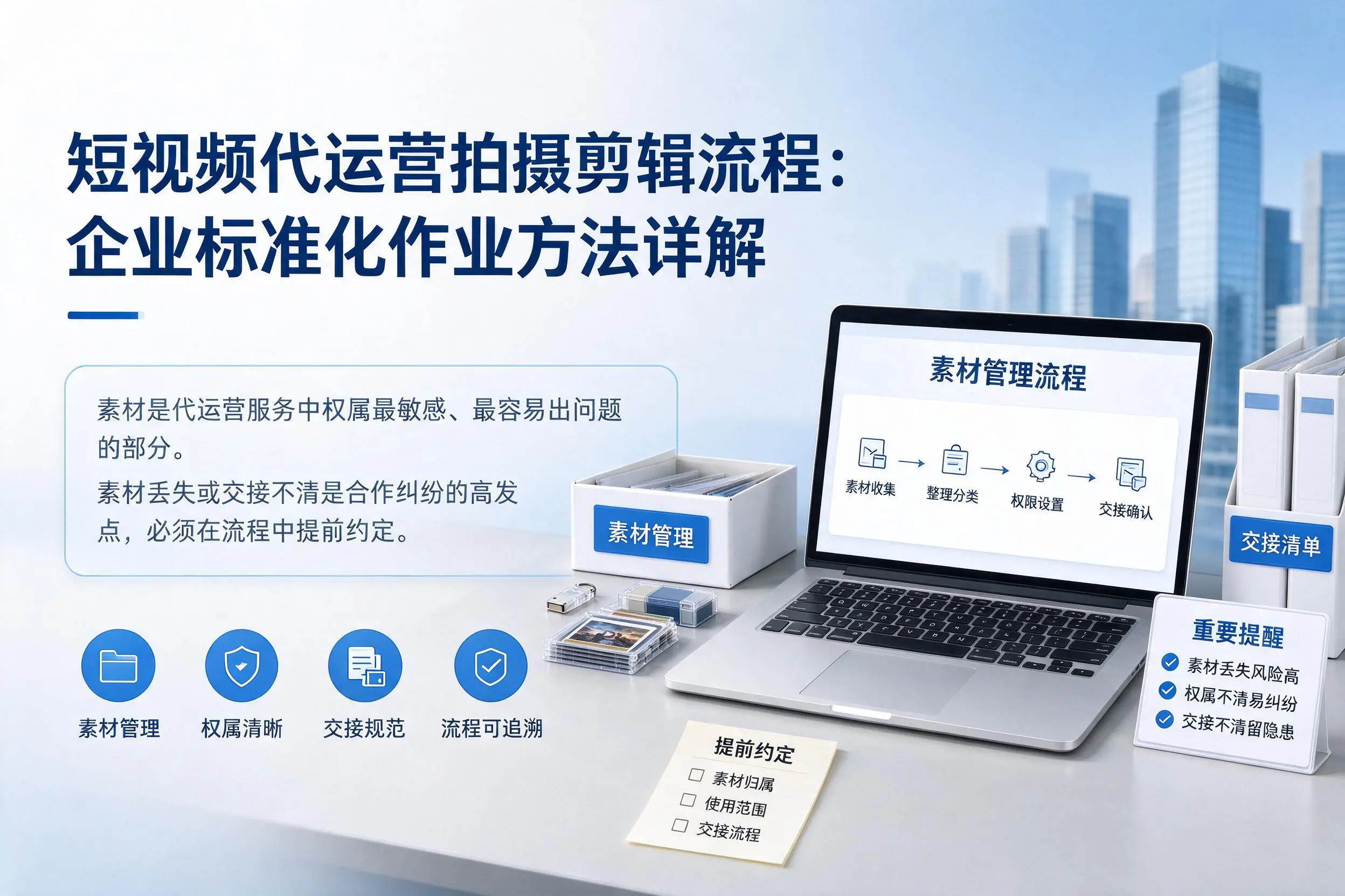 短视频代运营拍摄剪辑流程：陇南企业标准化作业方法详解