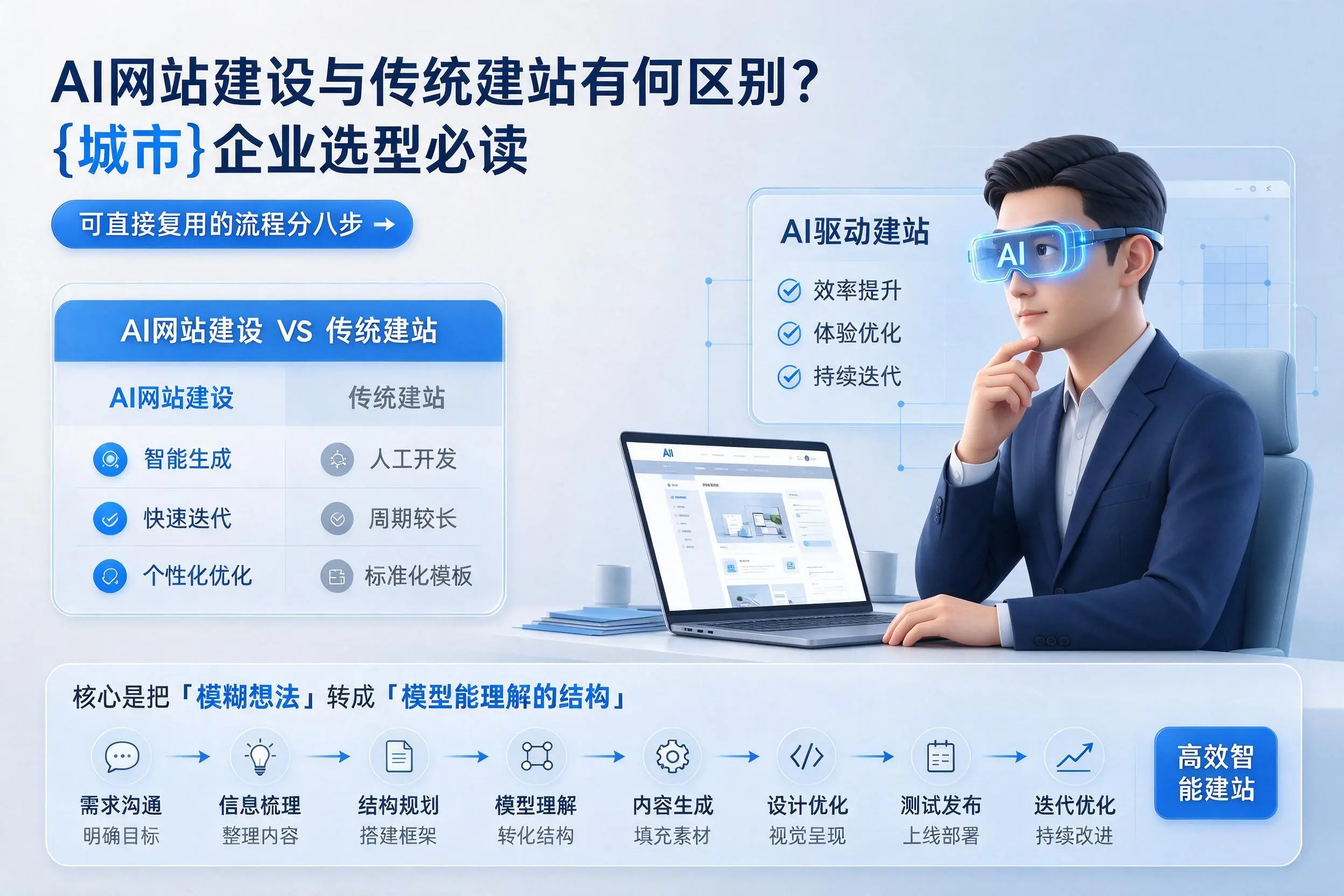 AI网站建设与传统建站有何区别？陇南企业选型必读